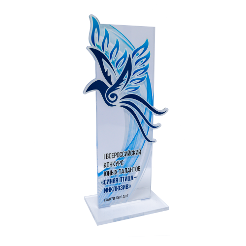 Приз из акрила 1-слойный с УФ-печатью