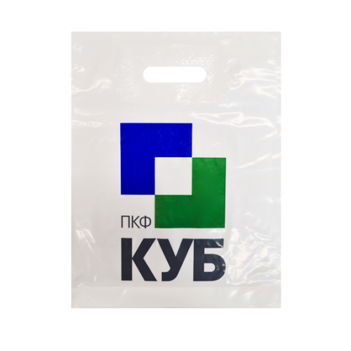 Пакет белый, с печатью (3+0)