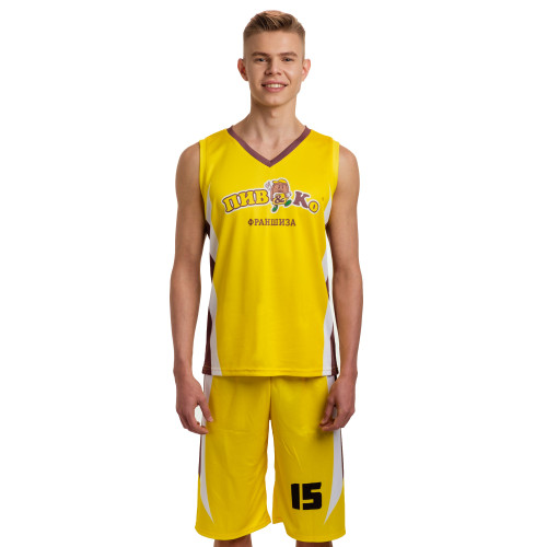 Форма волейбольная мужская без рукава с V-вырезом