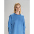 Футболка оверсайз с двойным рукавом Kosmos, синяя