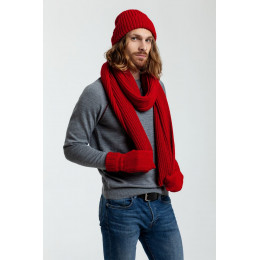 Шарф Nordkyn, глубокий красный