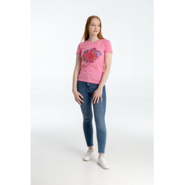 Футболка женская «Узор», розовая