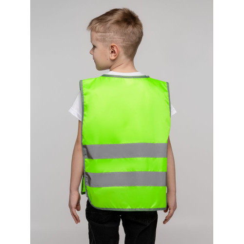 Жилет светоотражающий детский С-2.001Н, желтый неон