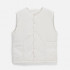 Жилет унисекс Veter, молочно-белый Жилет унисекс Veter, молочно-белый