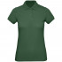 Рубашка поло женская Inspire, темно-зеленая Рубашка поло женская Inspire, темно-зеленая