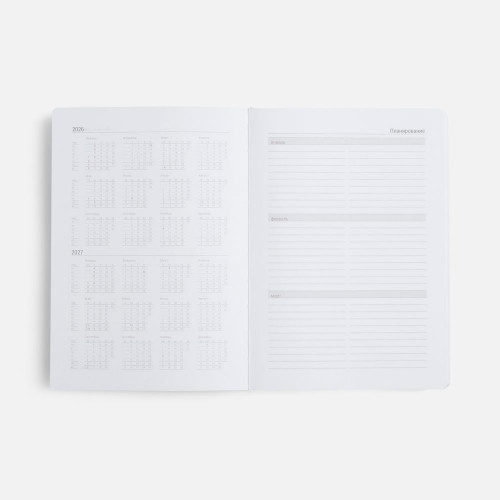 Ежедневник Basis, датированный, темно-серый