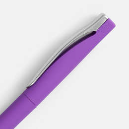 Ручка шариковая Pin Soft Touch, ver.2, фиолетовая