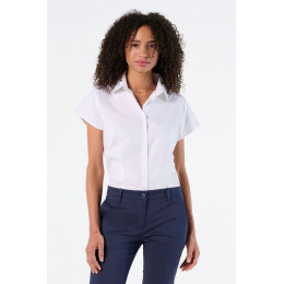 Рубашка женская с коротким рукавом Excess, белая