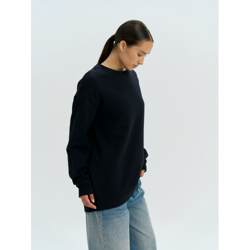 Свитшот оверсайз унисекс Omnifit, черный