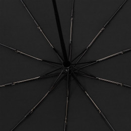 Зонт складной Cloudburst в подарочной упаковке, черный