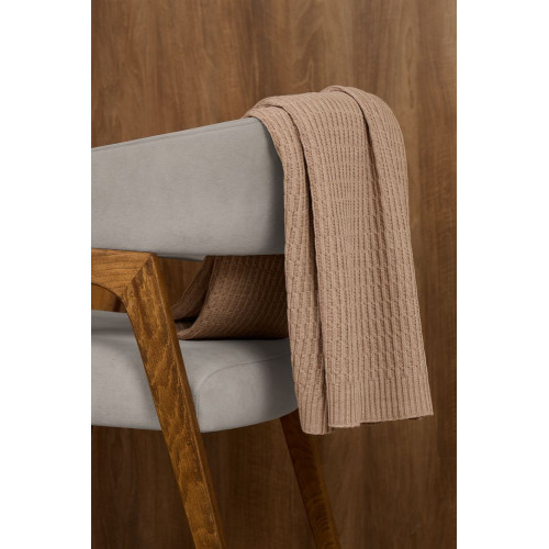 Плед Slumberland, бежевый меланж