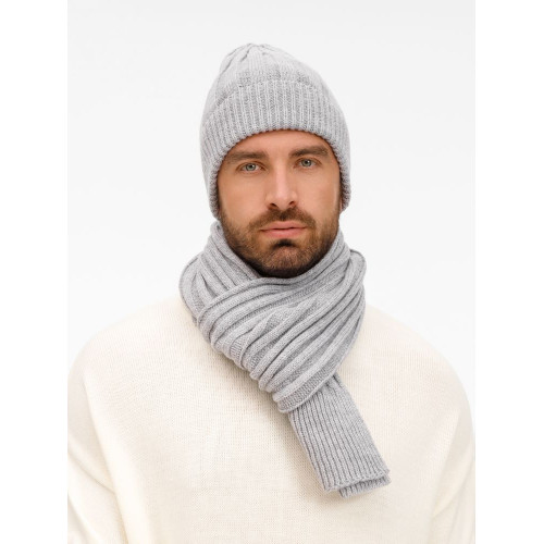 Шапка Bellish, светло-серый меланж