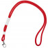 Шнурок для бейджа Tube Metal, красный