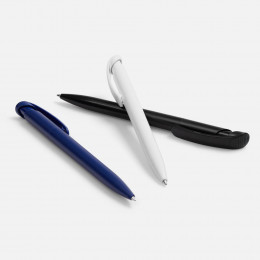 Ручка шариковая Clear Solid, синяя