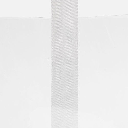 Шопер Clear Fest, ver.2, прозрачный с белыми ручками