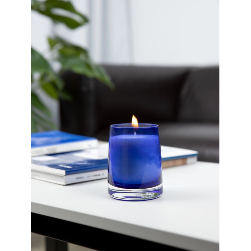 Ароматическая свеча Fragnola, пряная древесина и кардамон, темно-синяя