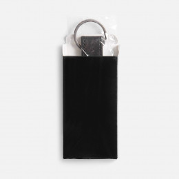 Брелок с карабином Rengas, черный