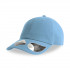 Бейсболка FRASER, 6 клиньев, 100% органический хлопок, цельнометаллическая пряжка, голубой Бейсболка FRASER, 6 клиньев, 100% органический хлопок, цельнометаллическая пряжка, голубой