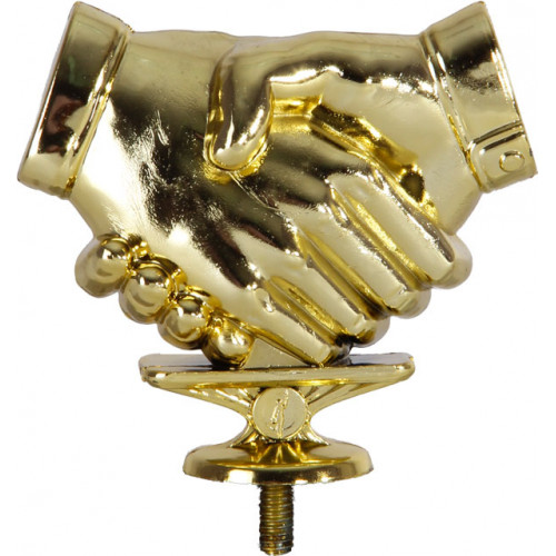 Фигурка пластиковая Трофей Рукопожатие RSP425/G 8.6см