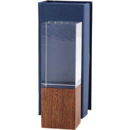 Награда хрустальная XR027 50х60х170мм футляр в комплекте