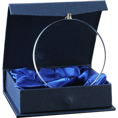 Медаль хрустальная GM0003 80х8мм футляр в комплекте