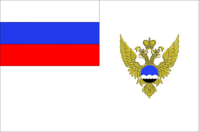 Флаг Федеральной службы по гидрометеорологии и мониторингу окружающей среды (Росгидромет)                                               