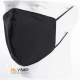 Бесклапанная фильтрующая маска RESPIRATOR 800 HYDROP серая с логотипом в фирменном пакете черный 